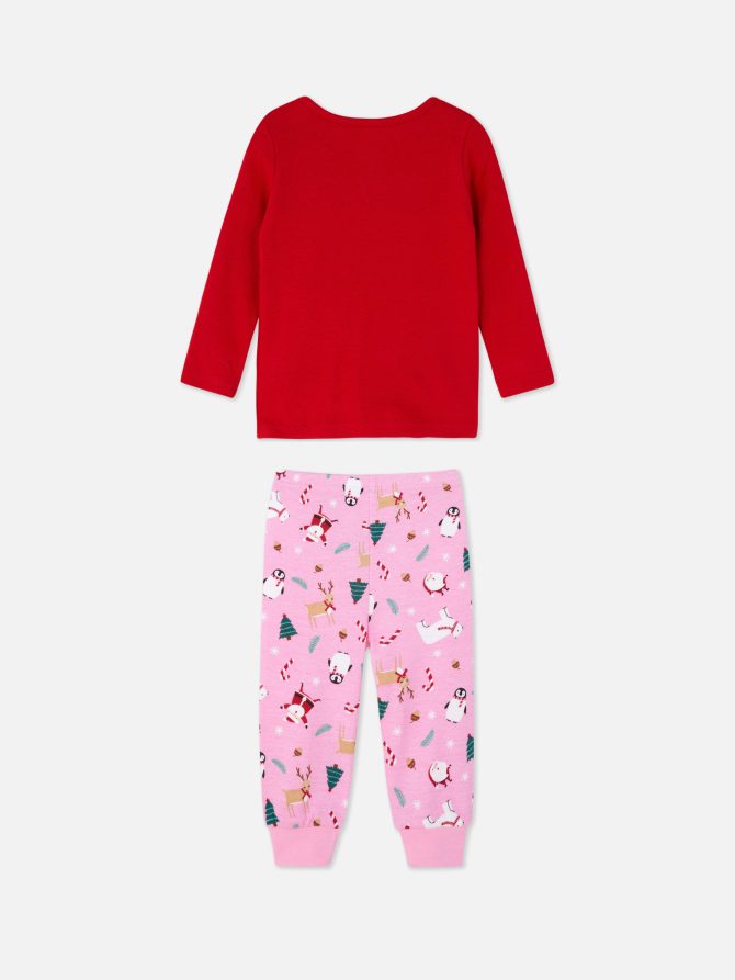 Cotton Christmas Pajama Set - Image 4