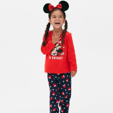 Disney's Minnie Mouse Fleece Pajama Set