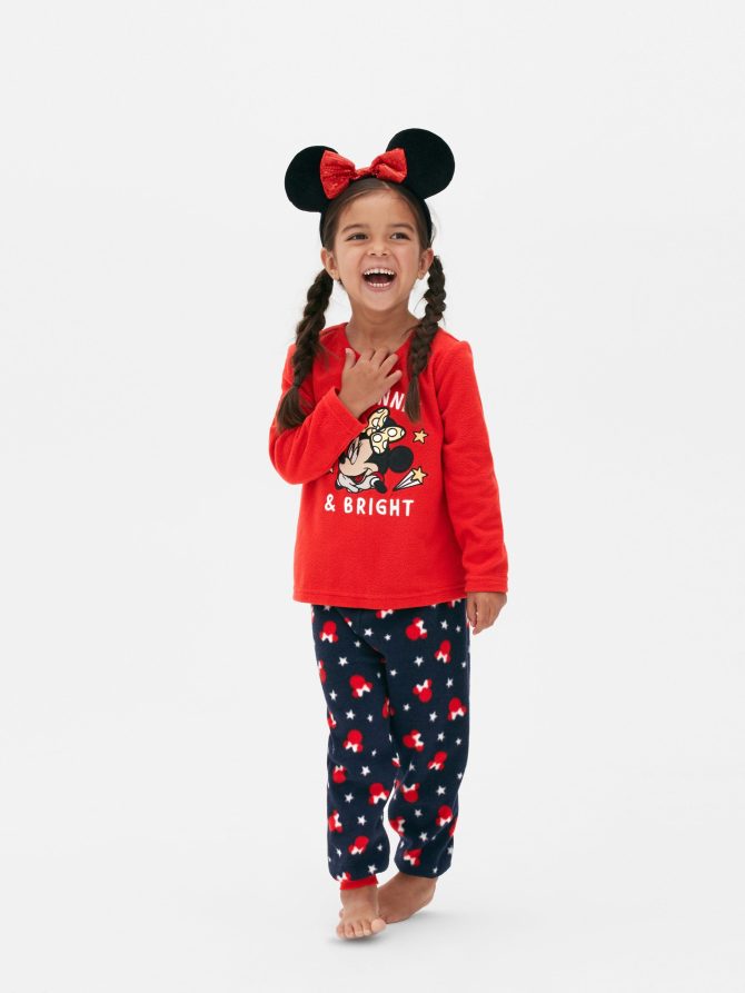 Disney's Minnie Mouse Fleece Pajama Set