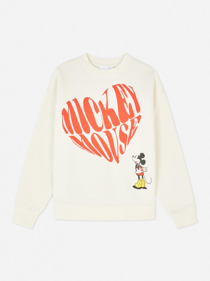 Disney’s Mickey Mouse Love Heart Sweatshirt - Image 5