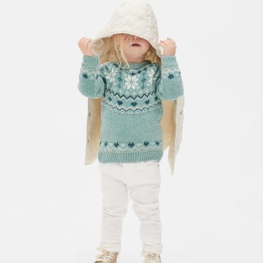 Chenille Fair Isle Sweater