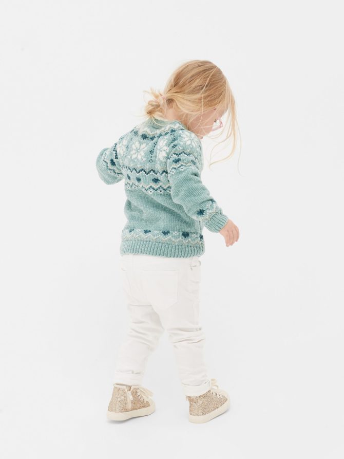 Chenille Fair Isle Sweater - Image 2