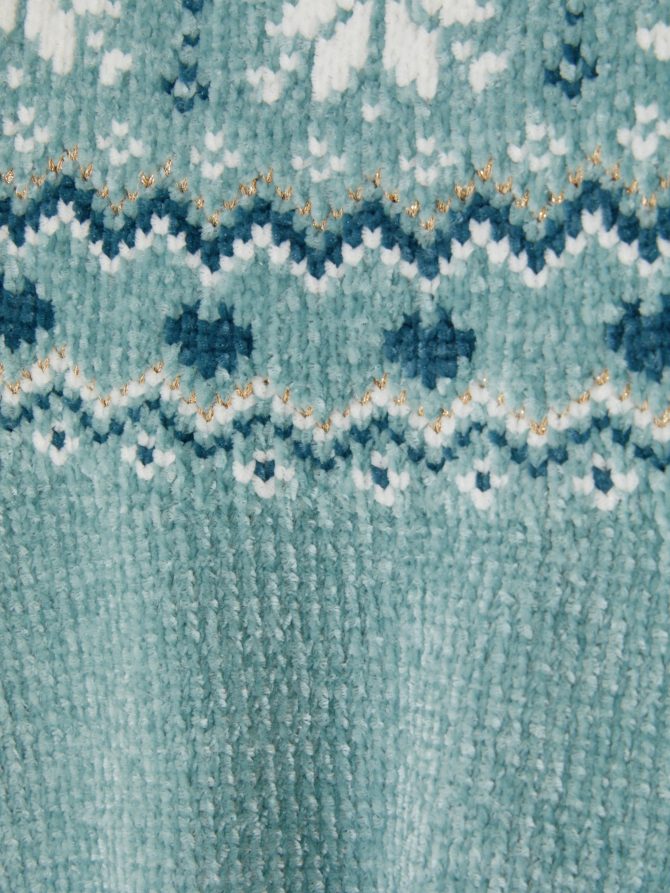 Chenille Fair Isle Sweater - Image 5