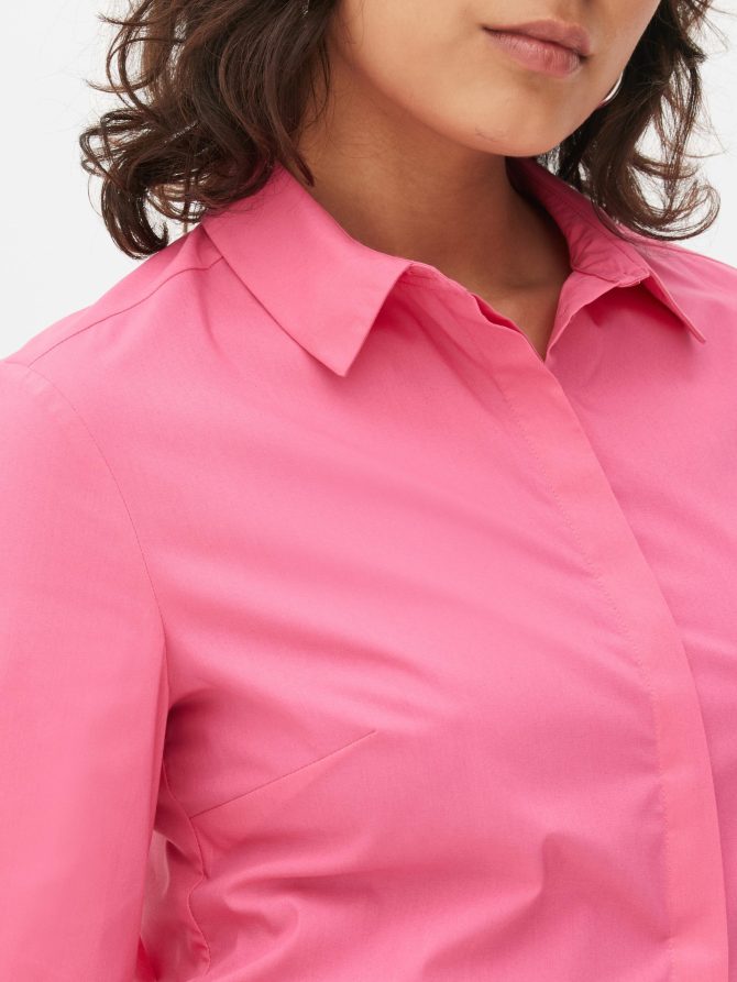 Slim Fit Poplin Shirt - Image 3