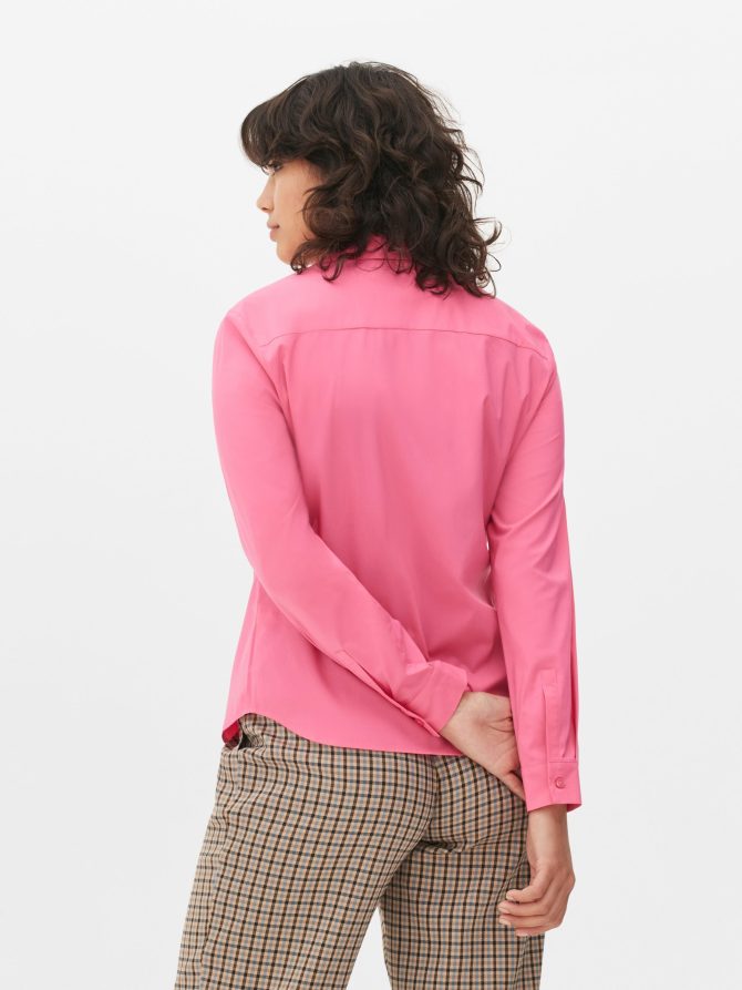 Slim Fit Poplin Shirt - Image 4
