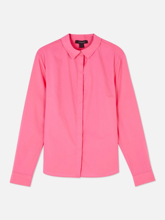 Slim Fit Poplin Shirt - Image 5