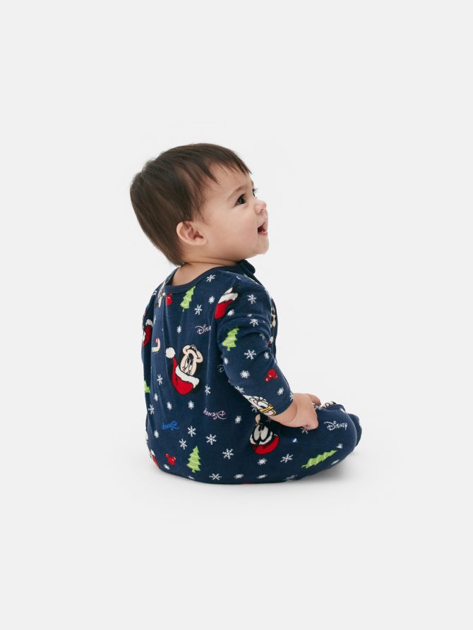Disney’s Mickey Mouse & Friends Christmas Sleepsuit - Image 2