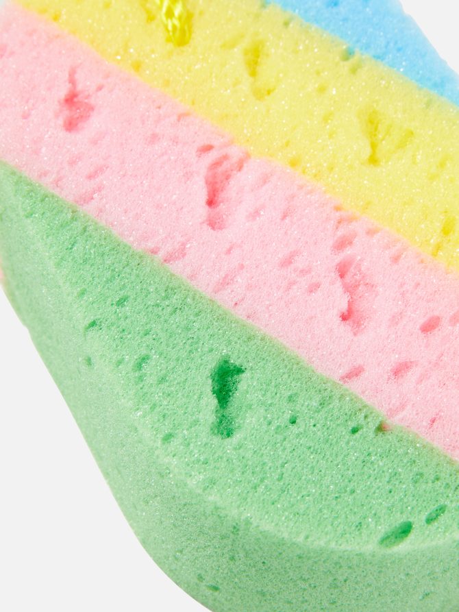 Hanging Stripe Shower Sponge - Image 2