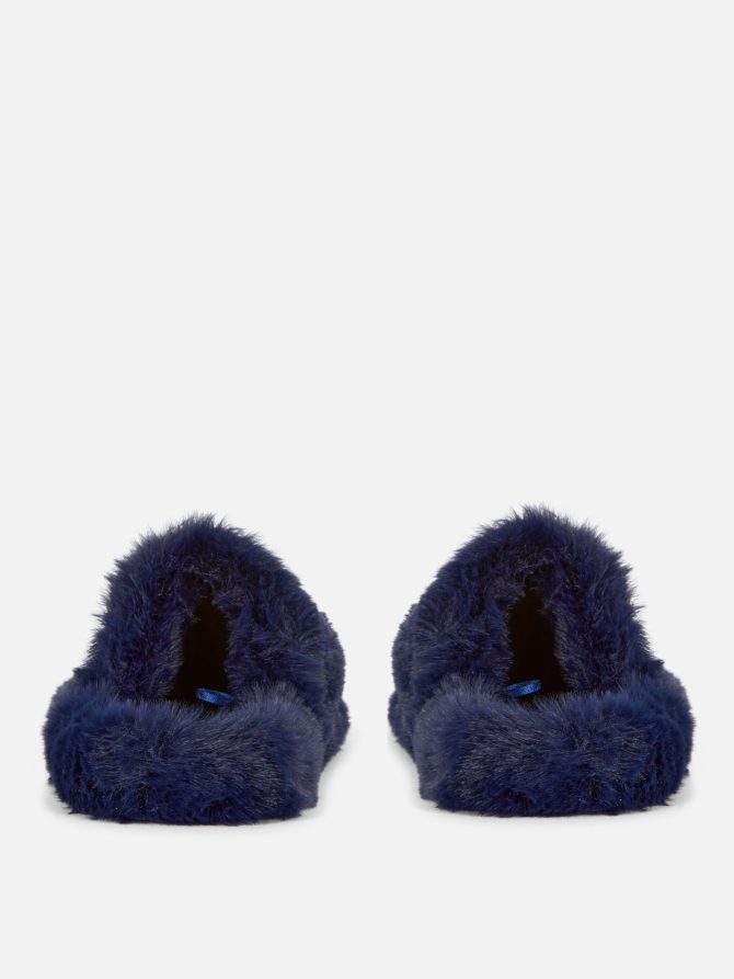 Faux Fur Mule Slippers - Image 3