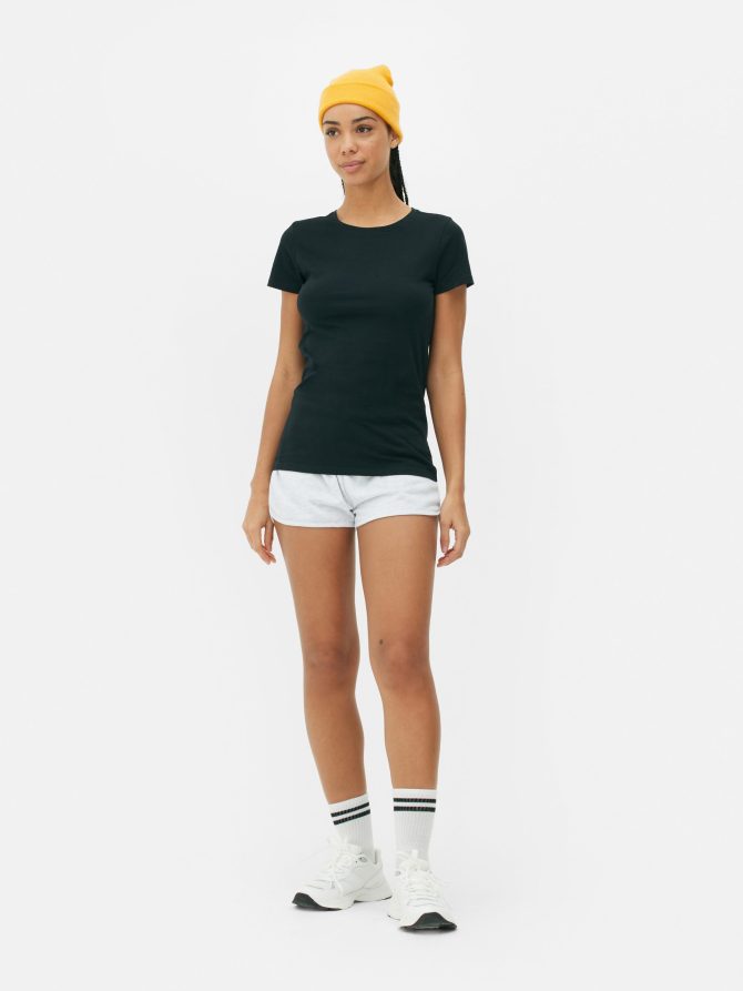 Stretch Crew Neck Essential T-Shirt