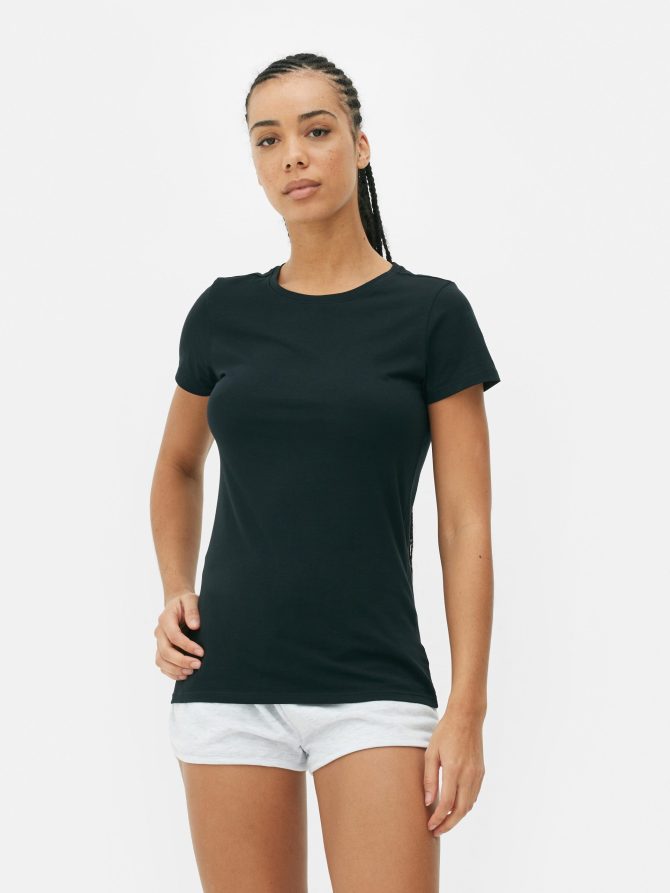 Stretch Crew Neck Essential T-Shirt - Image 2