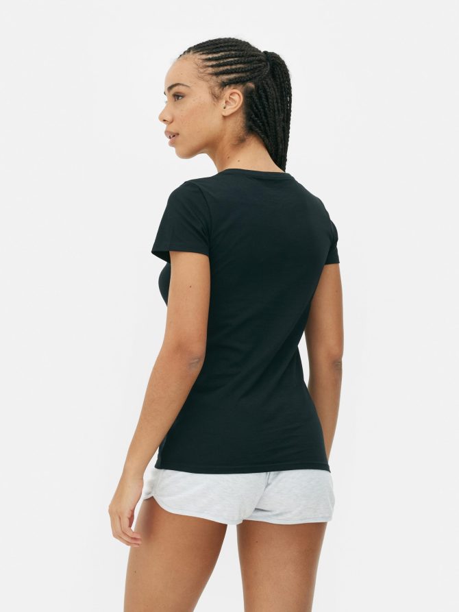 Stretch Crew Neck Essential T-Shirt - Image 4