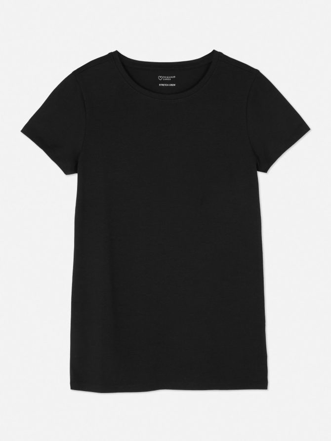 Stretch Crew Neck Essential T-Shirt - Image 5
