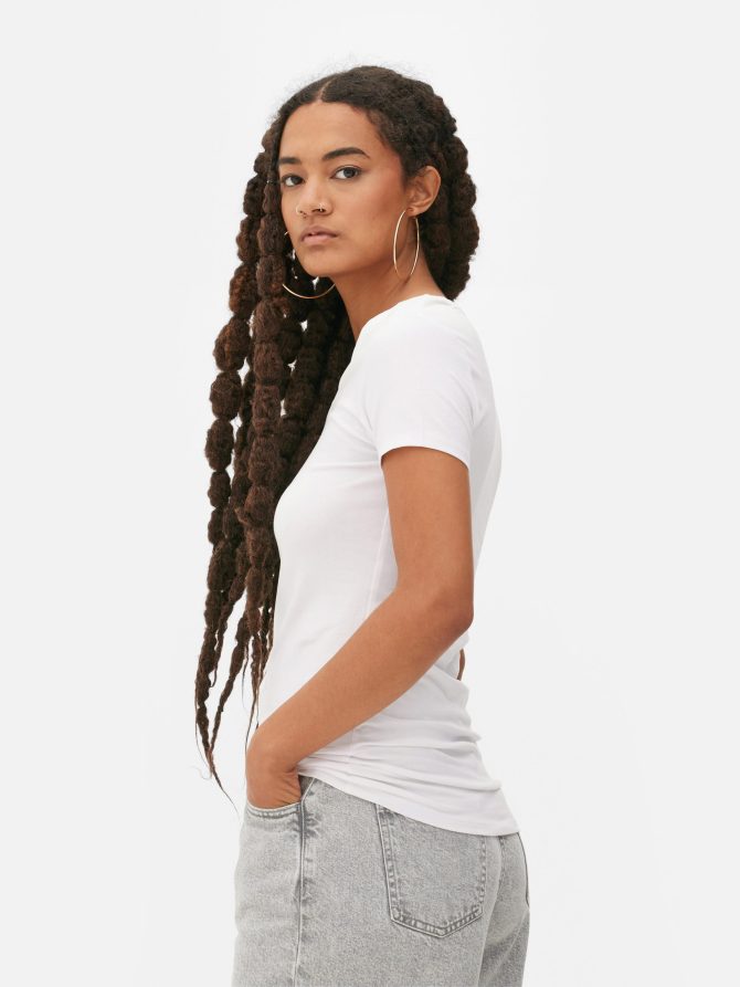 V-Neck Stretch T-Shirt - Image 4