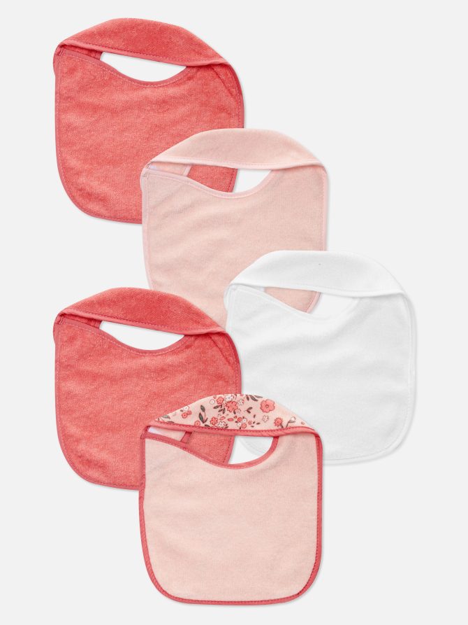 5-Pack Terry Cloth Bibs - Image 2