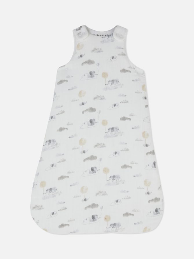 Elephant Print Sleep Sack