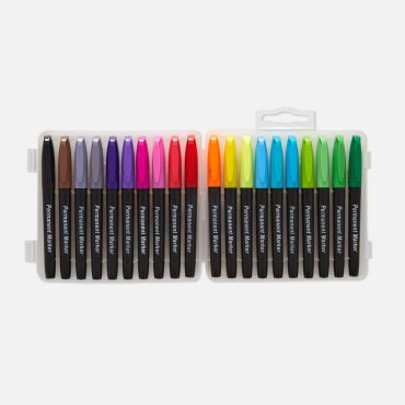 20-Pack Permanent Marker Pen Set