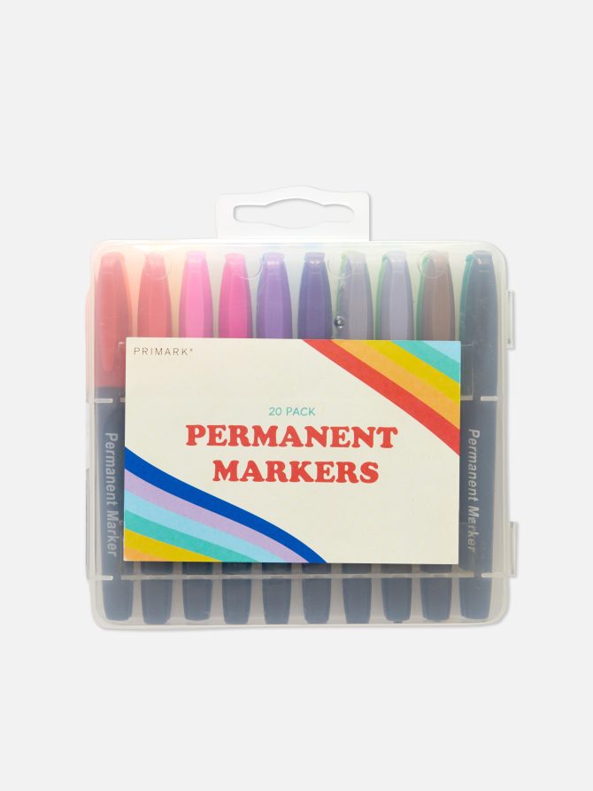 20-Pack Permanent Marker Pen Set - Image 3