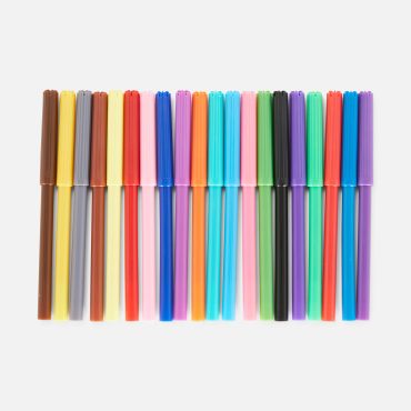 100-Pack Felt Tip Pens Tub