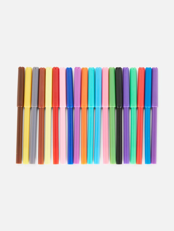 100-Pack Felt Tip Pens Tub