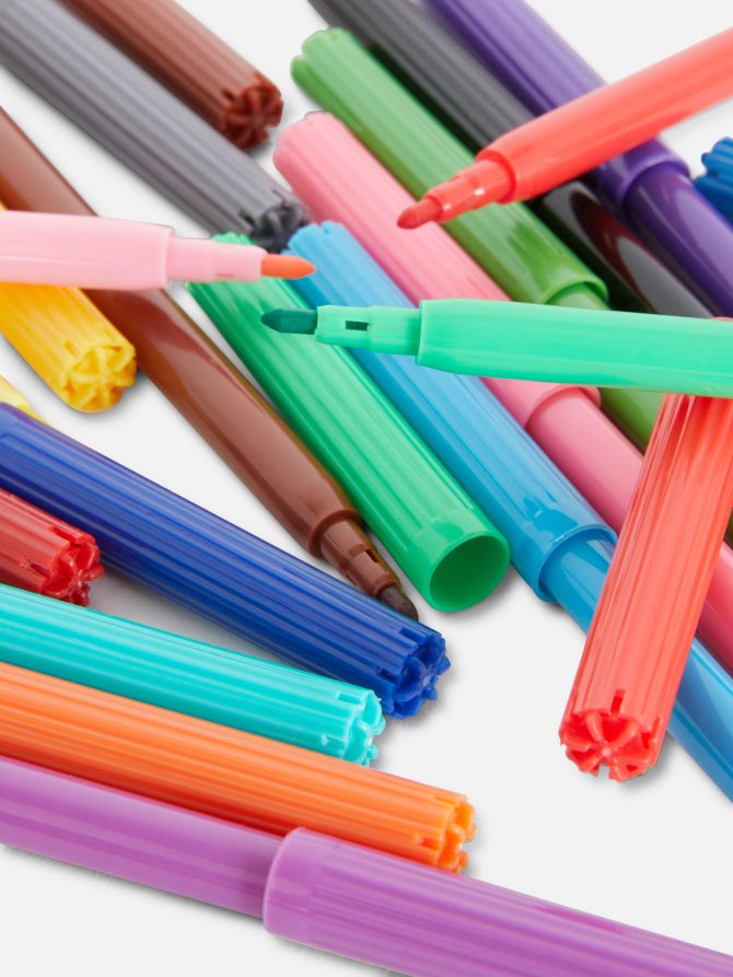 100-Pack Felt Tip Pens Tub - Image 2