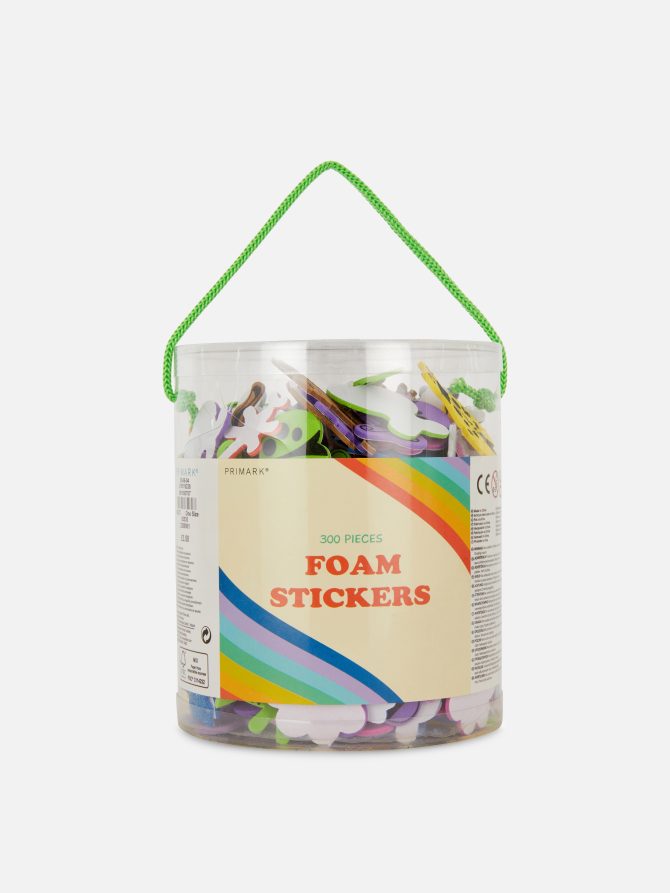 300-Piece Foam Stickers Tub