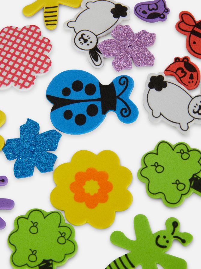 300-Piece Foam Stickers Tub - Image 2