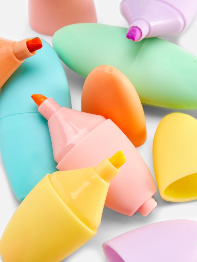 6-Pack Mini Highlighter Set - Image 2