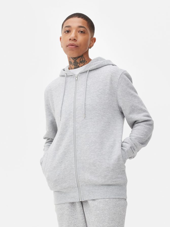 Zip-up Essential Hoodie - Image 2