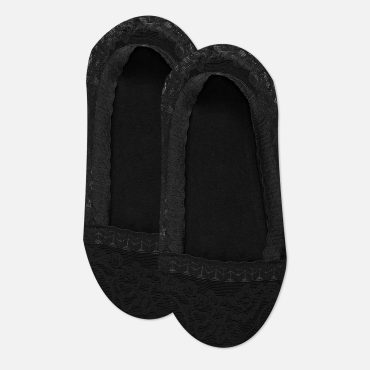 2-Pack Lace Footie Socks