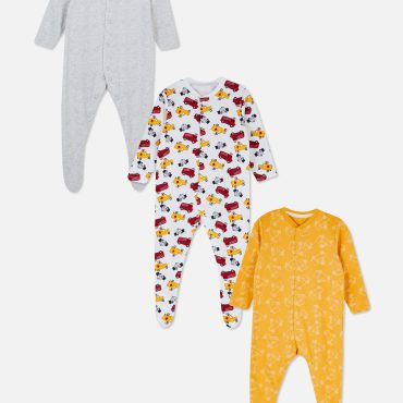 3-Pack Multi Print Sleepers