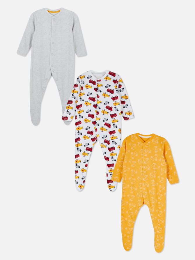 3-Pack Multi Print Sleepers