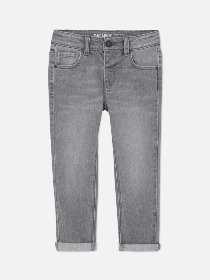 Cuffed Skinny Jeans