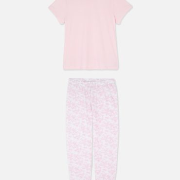 Floral Print Pajama Set