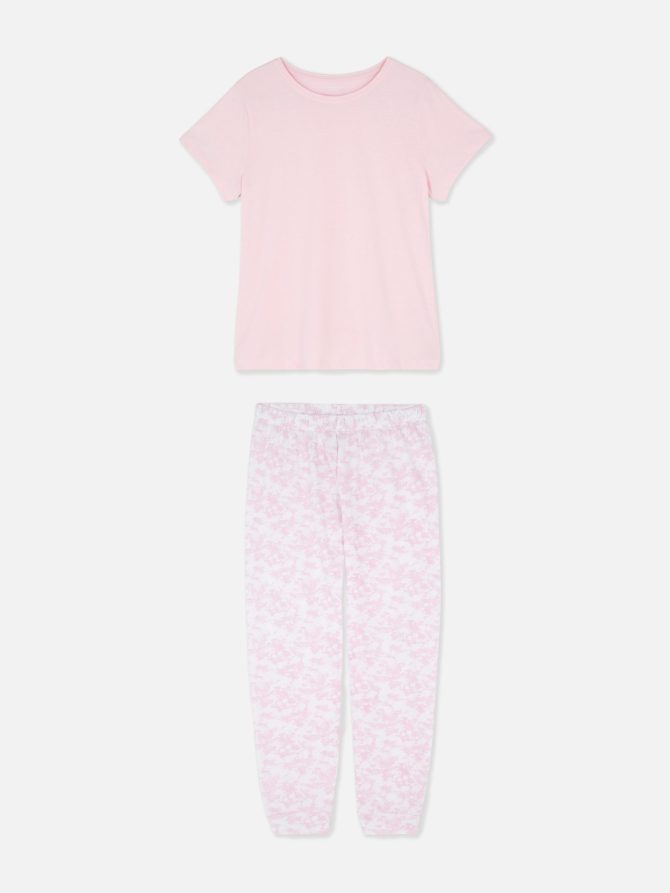Floral Print Pajama Set