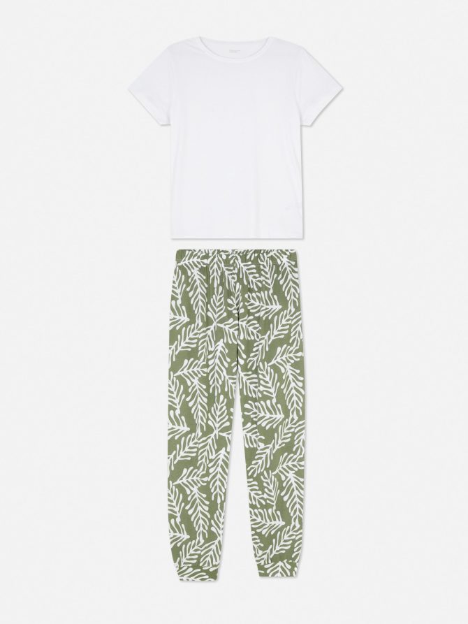 Floral Print Pajama Set