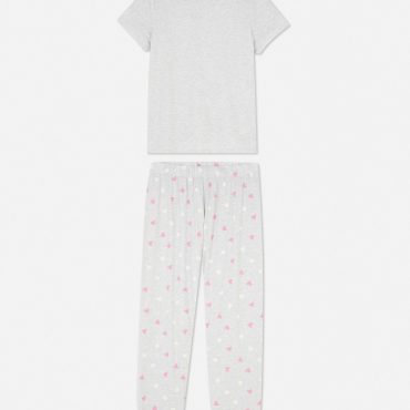 Floral Print Pajama Set