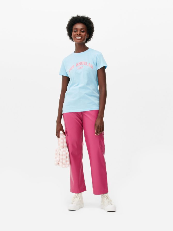 Text Print T-Shirt