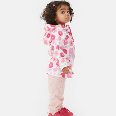 Floral Hooded Raincoat