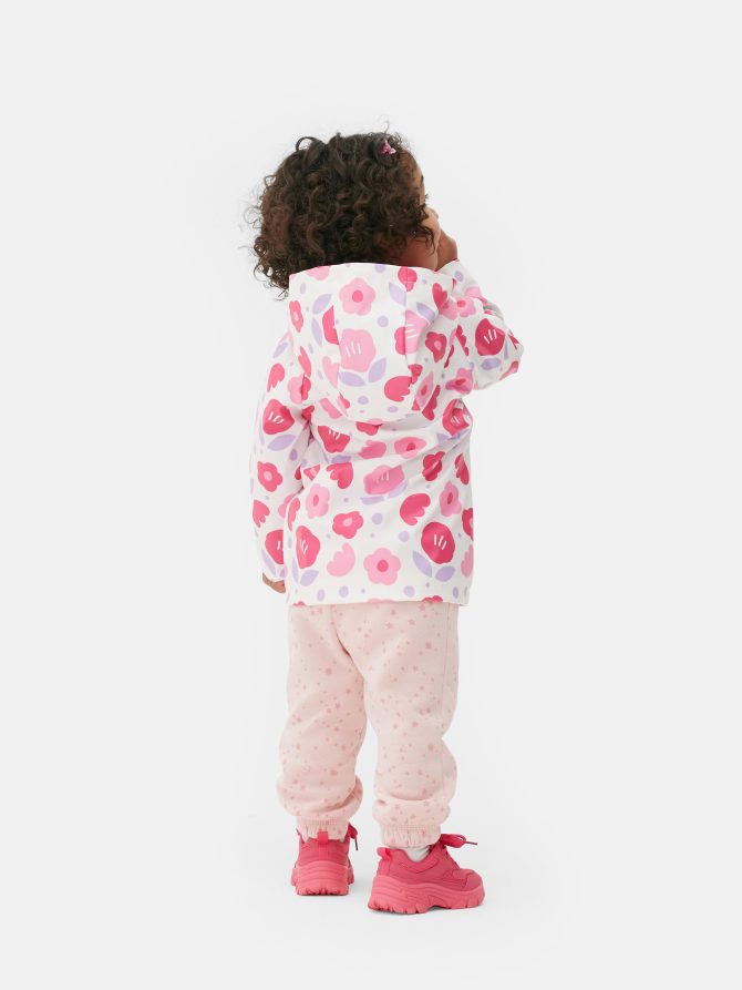 Floral Hooded Raincoat - Image 2