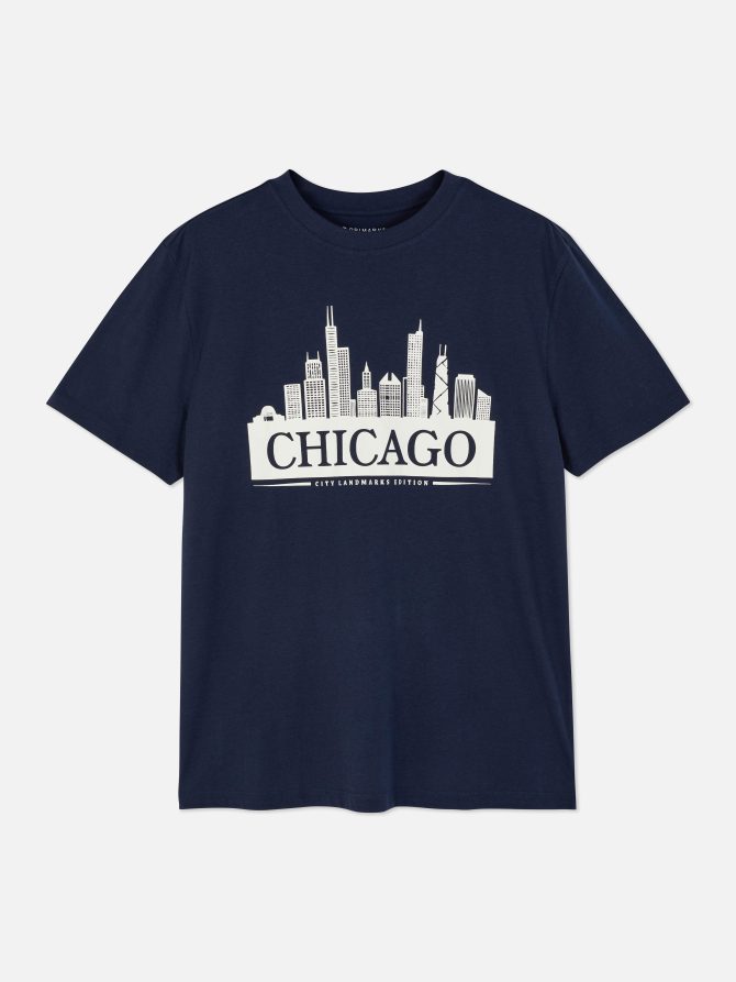 Chicago Skyline T-Shirt - Image 5