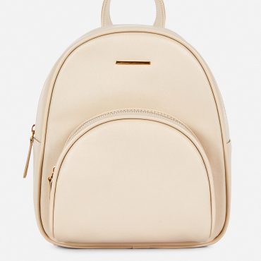 Faux Leather Mini Backpack