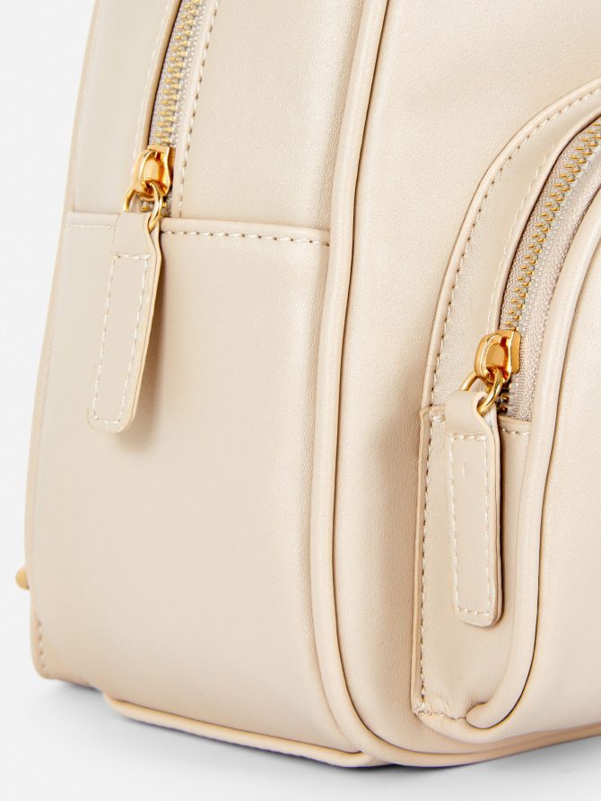 Faux Leather Mini Backpack - Image 3