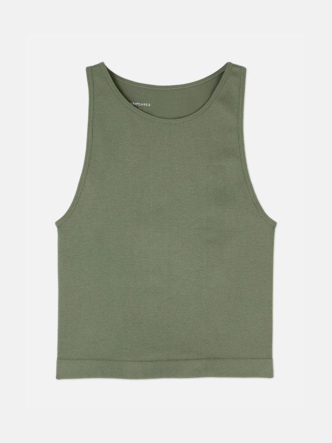 Rib Cropped Tank Top - Image 5