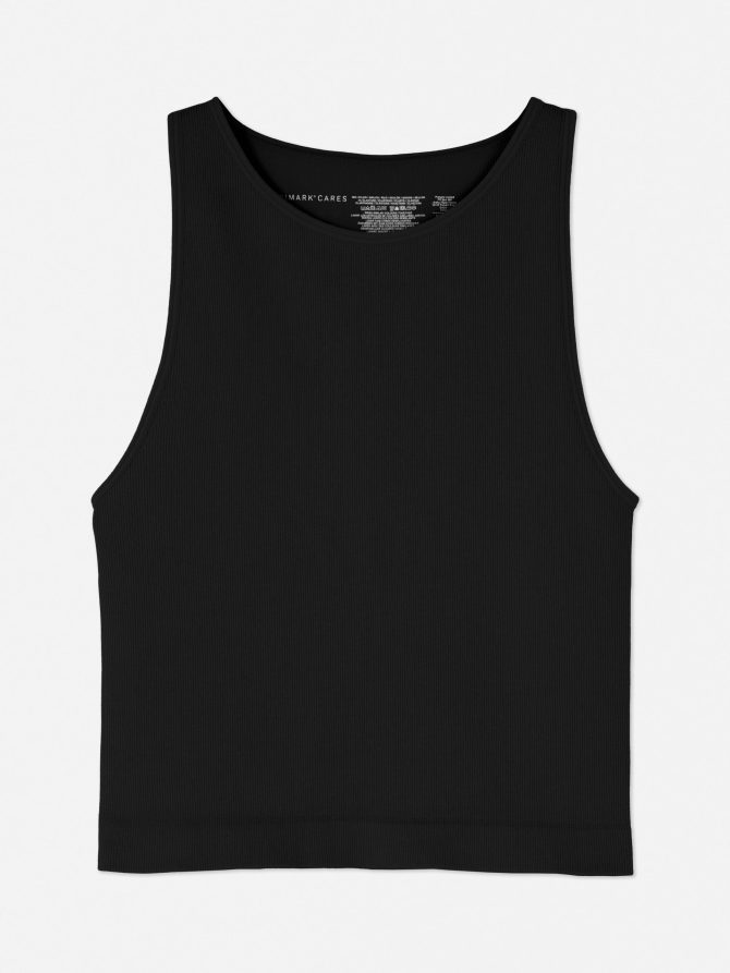Rib Cropped Tank Top - Image 5