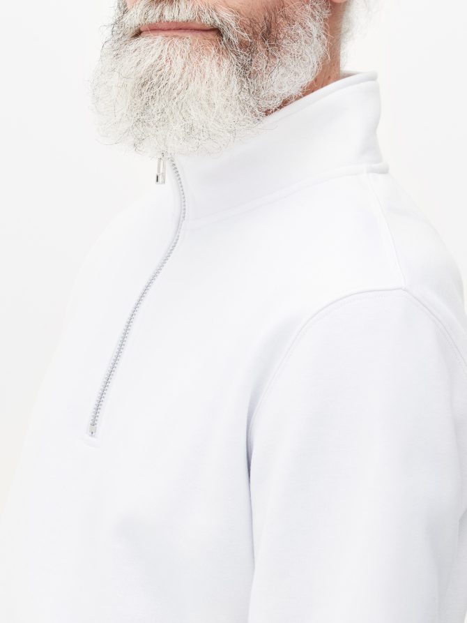 Quarter Zip Long Sleeve Sweatshirt - Image 3