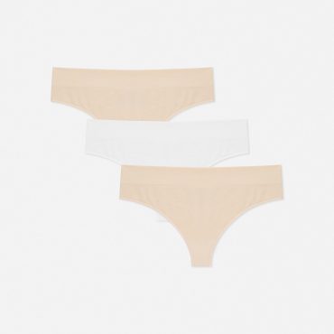 3-Pack Seamfree Thongs