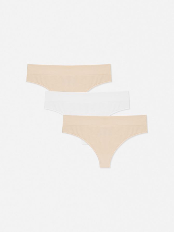 3-Pack Seamfree Thongs