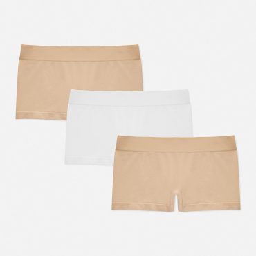 3-Pack Seamfree Boyshort Boxer Briefs