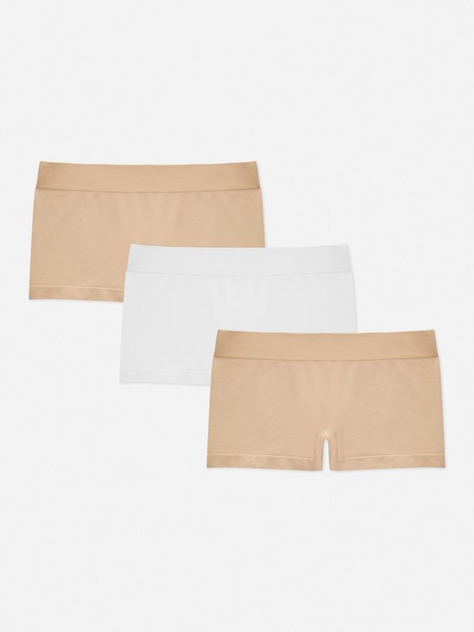 3-Pack Seamfree Boyshort Boxer Briefs